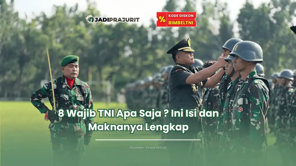 8 Wajib TNI apa saja