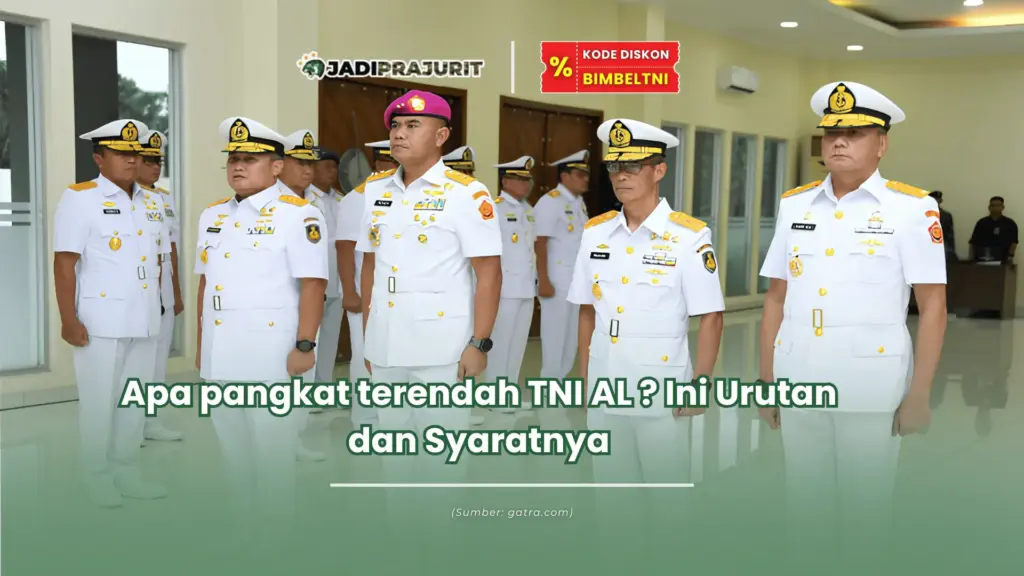 Apa pangkat terendah TNI AL