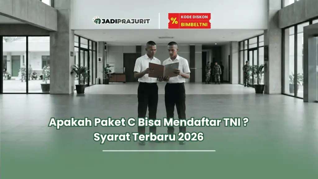 Apakah paket C bisa mendaftar TNI
