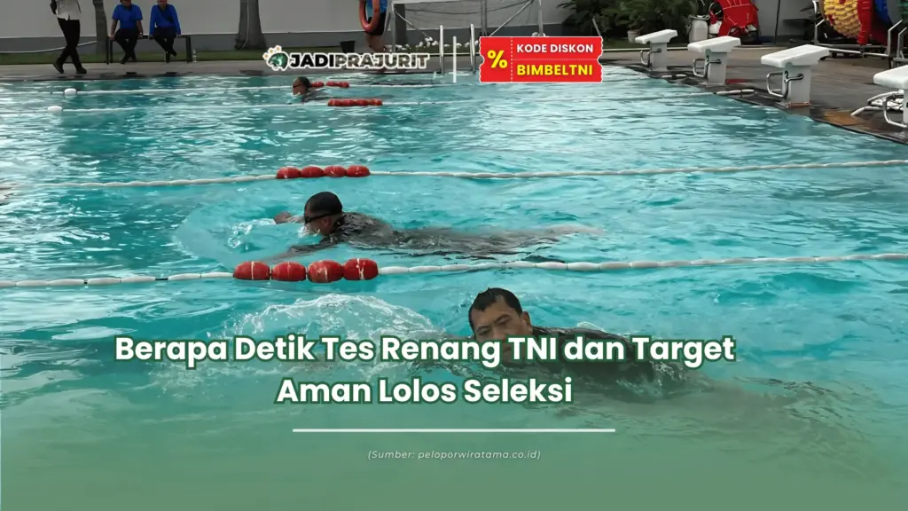 Berapa detik tes renang TNI
