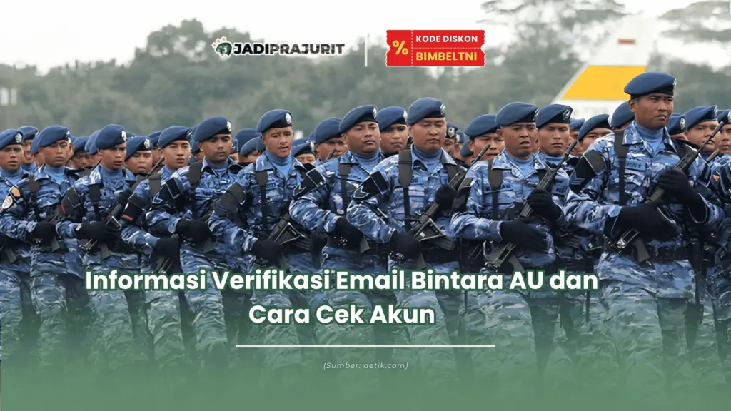 informasi verifikasi email bintara au