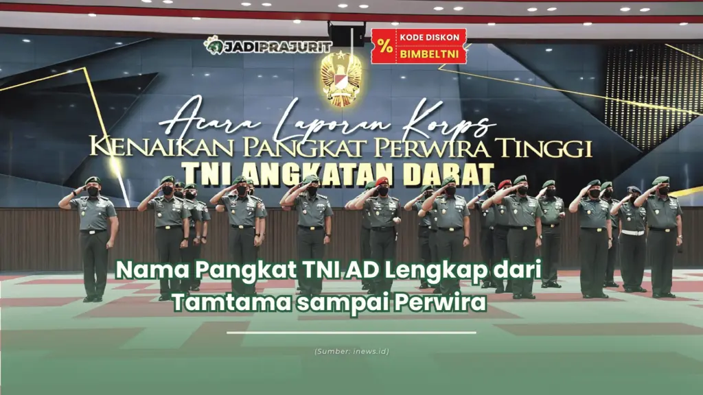 nama pangkat tni ad