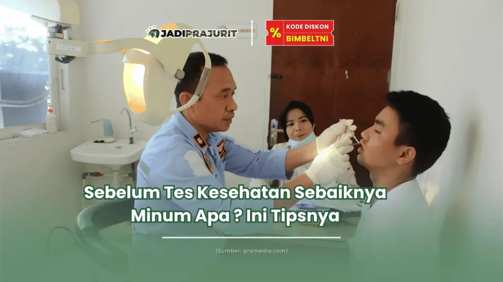 Sebelum tes kesehatan sebaiknya minum apa