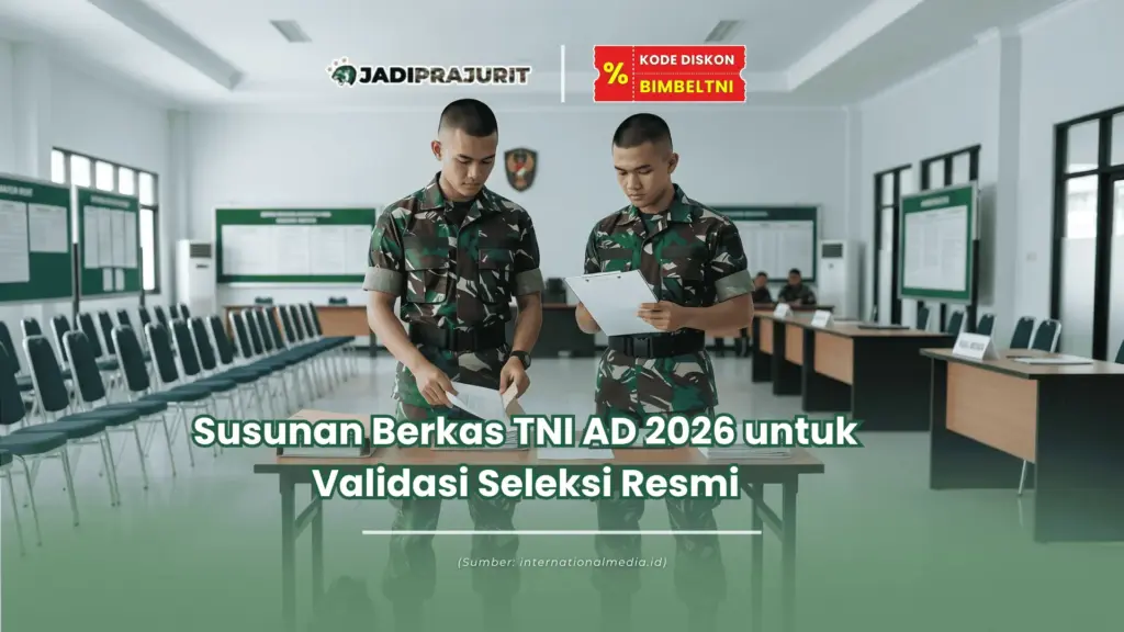susunan berkas tni ad 2026