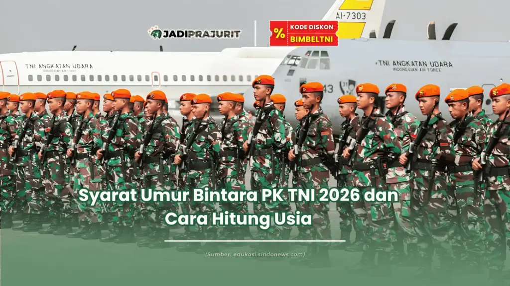 syarat umur bintara PK TNI