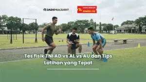 Tes fisik TNI AD vs AL vs AU