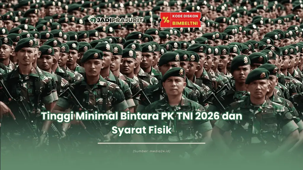 tinggi minimal bintara PK TNI