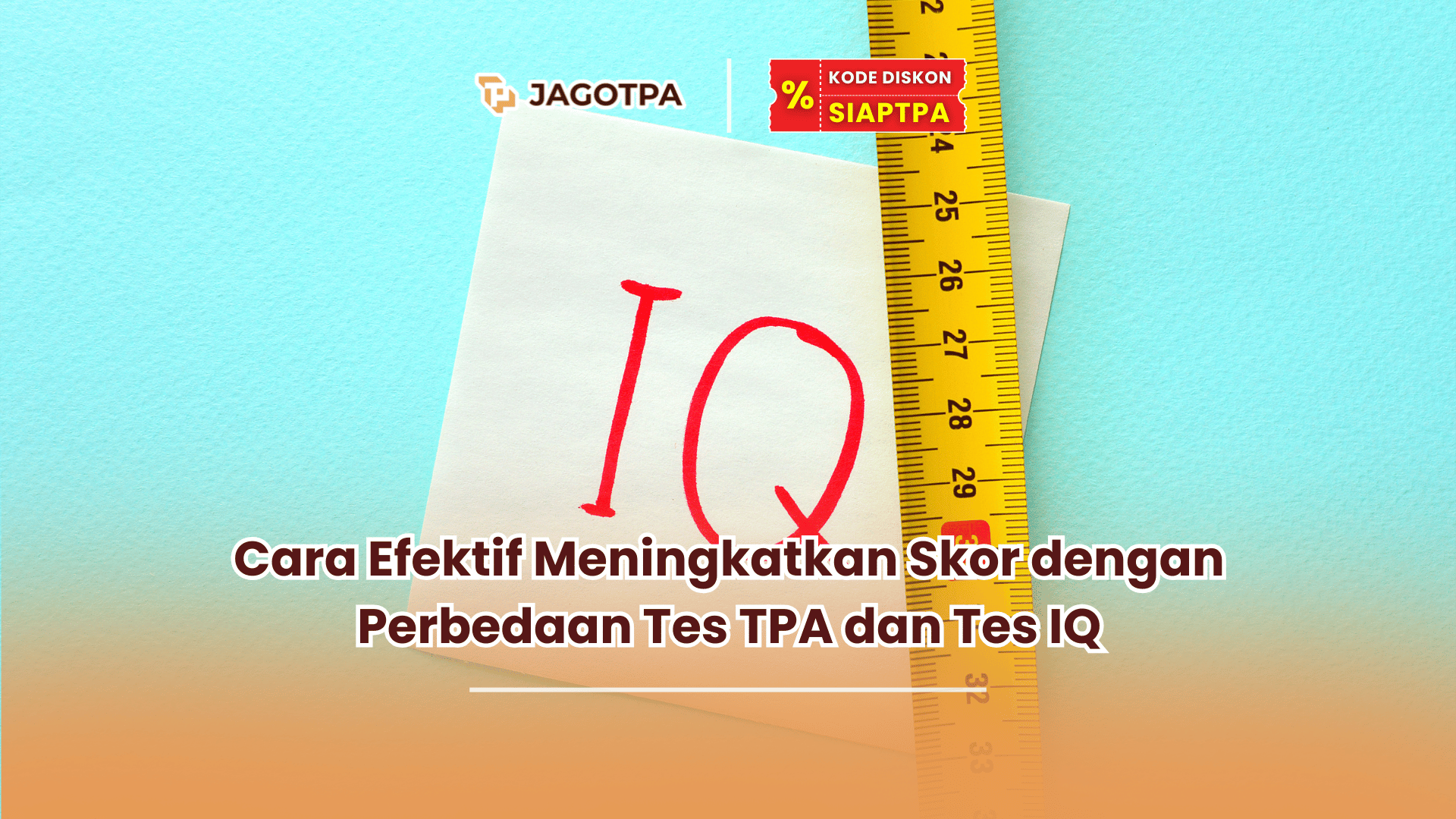 Apakah tes TPA sama dengan tes IQ