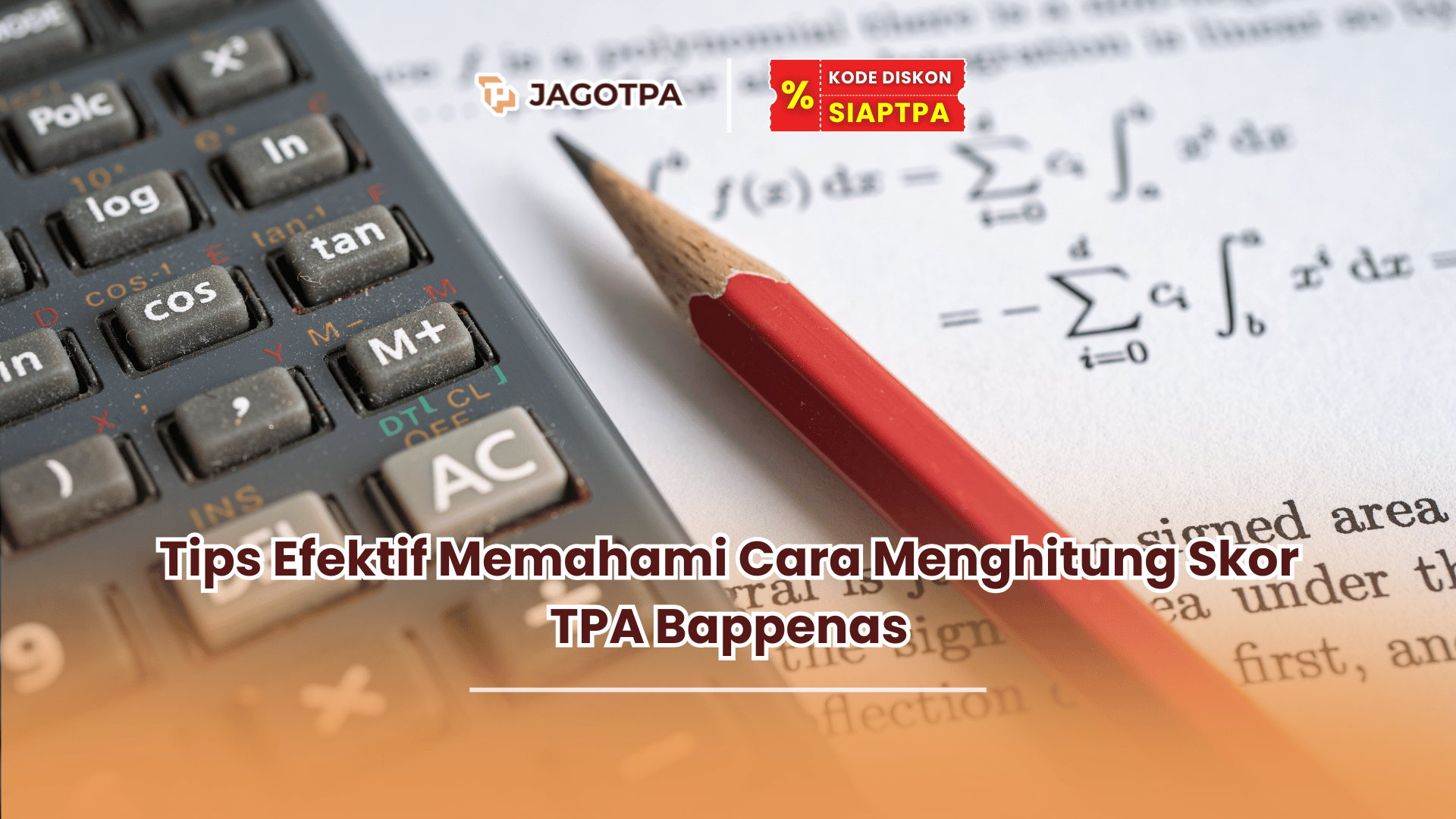 cara menghitung skor tpa bappenas