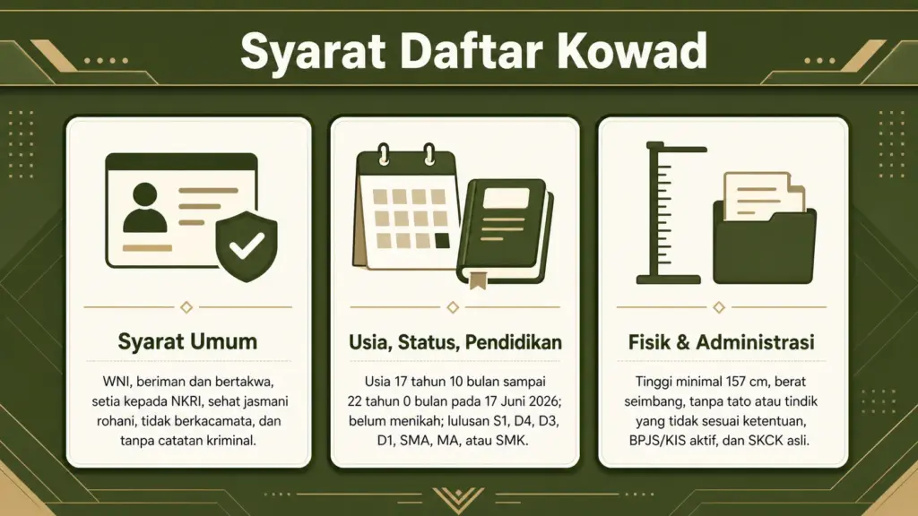 rekrutmen tni ad kowad