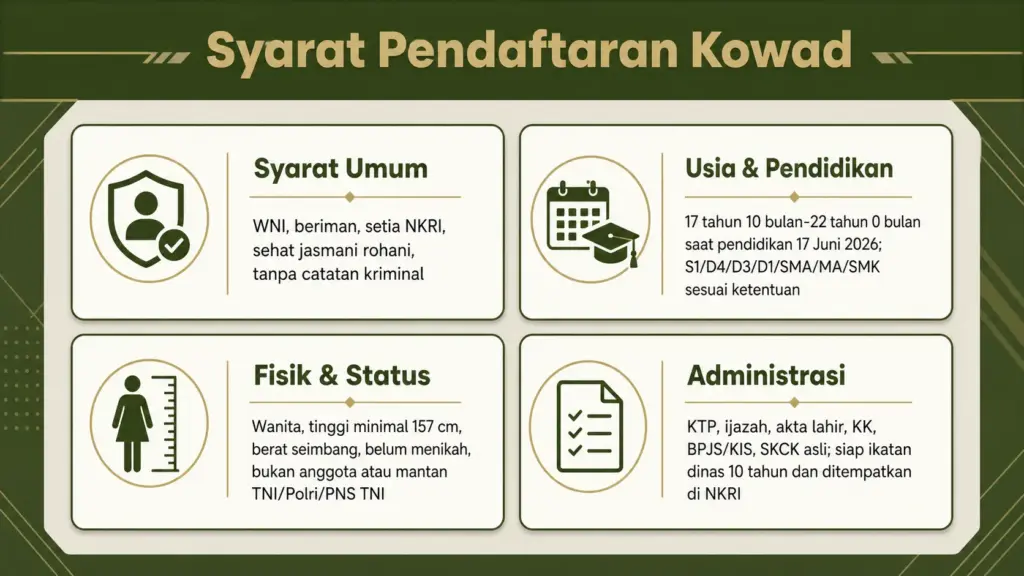 pendaftaran kowad