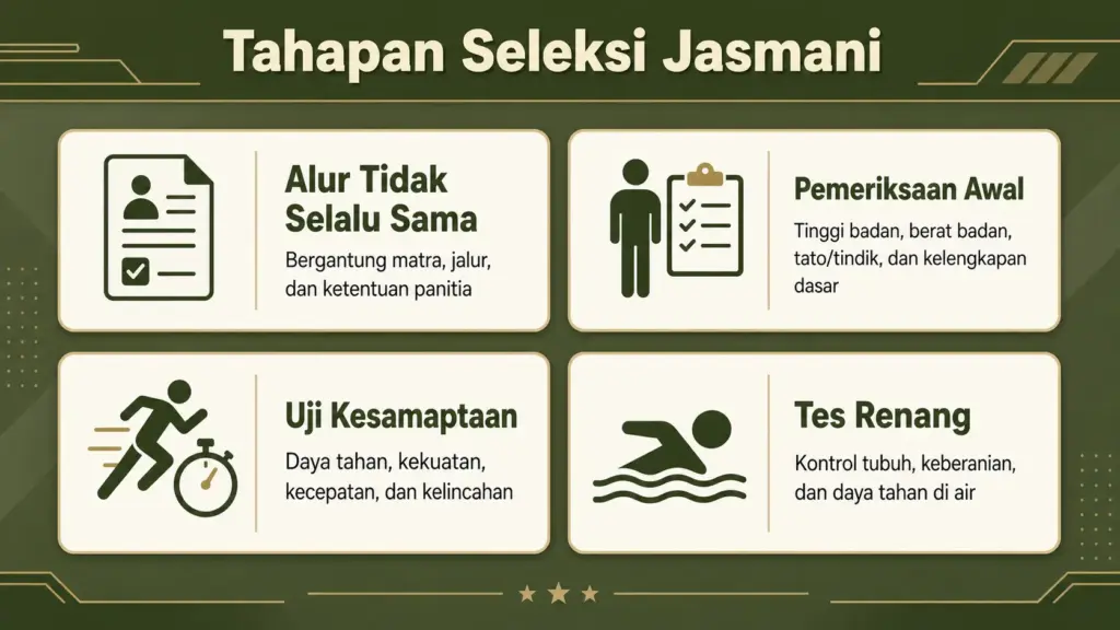 Tes kesehatan fisik TNI
