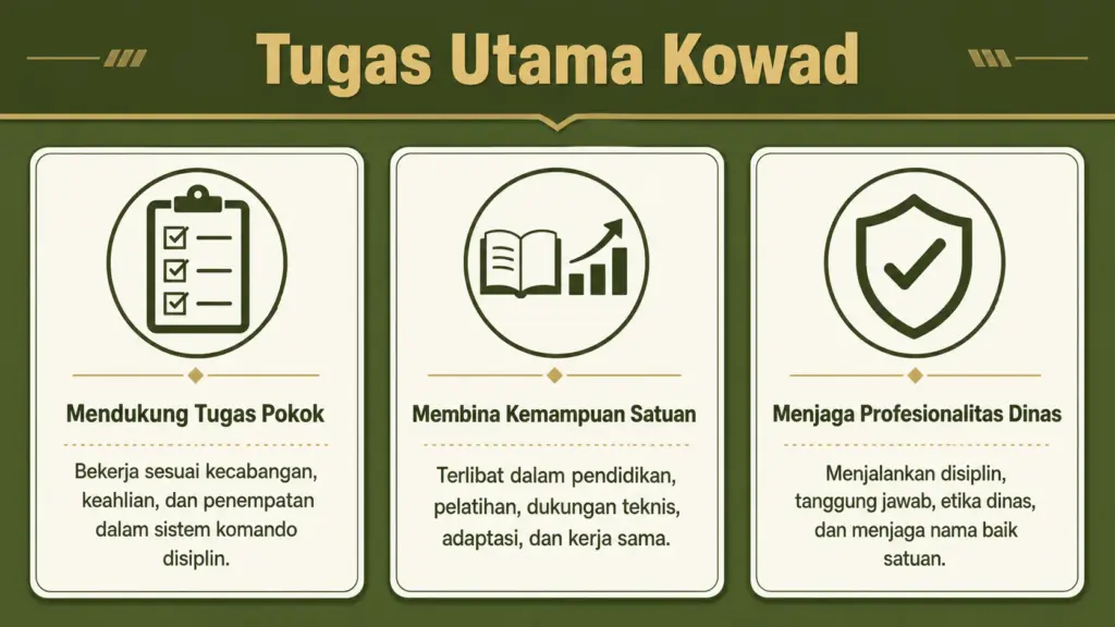 Tugas Kowad TNI AD