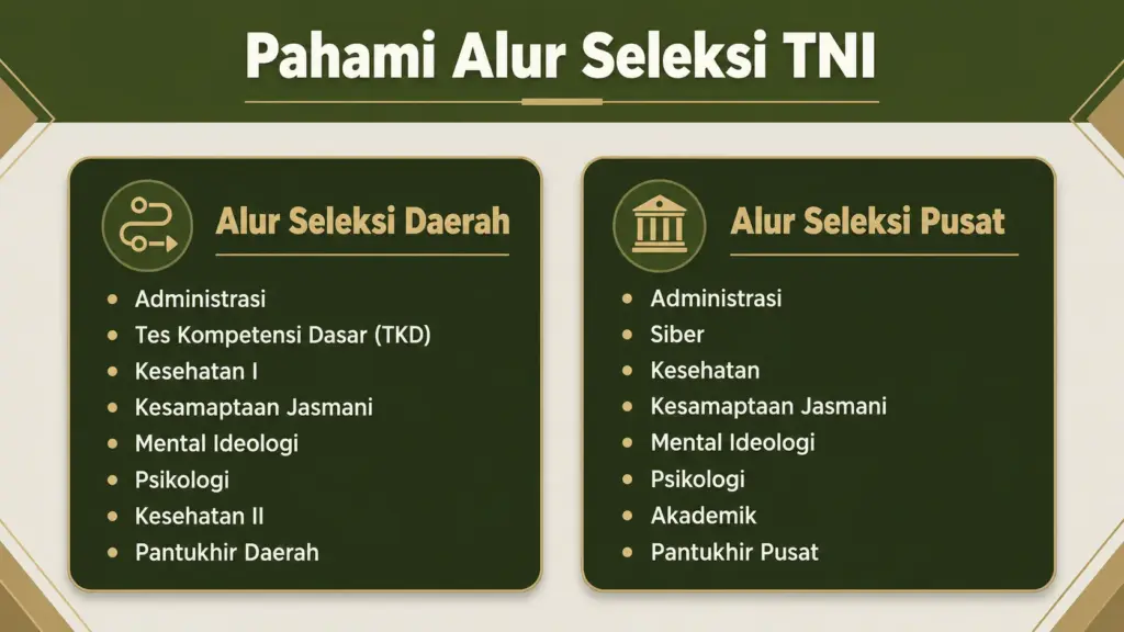 tahapan tahapan tes tni