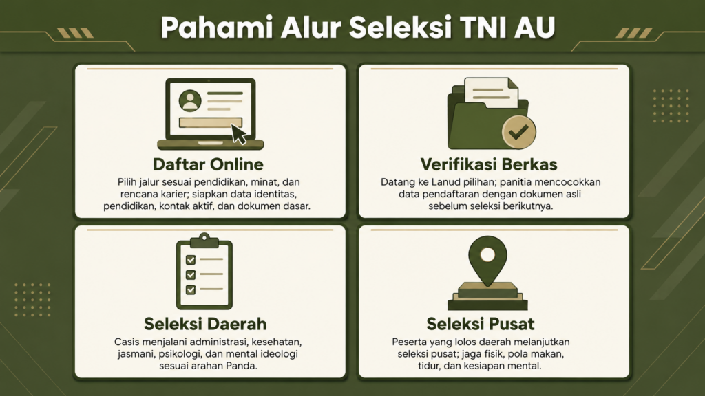 tahapan seleksi tni au