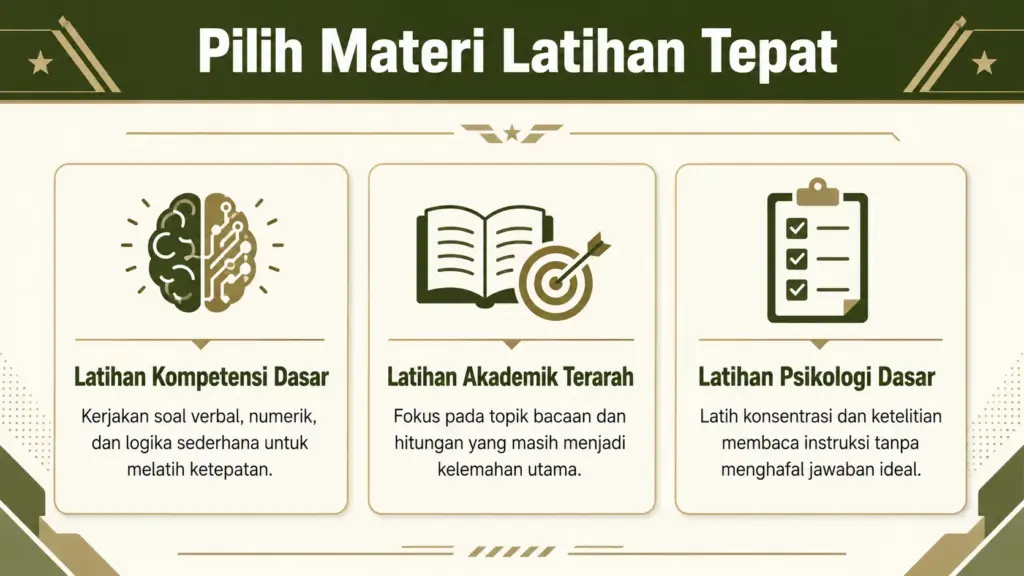 simulasi tryout seleksi tni