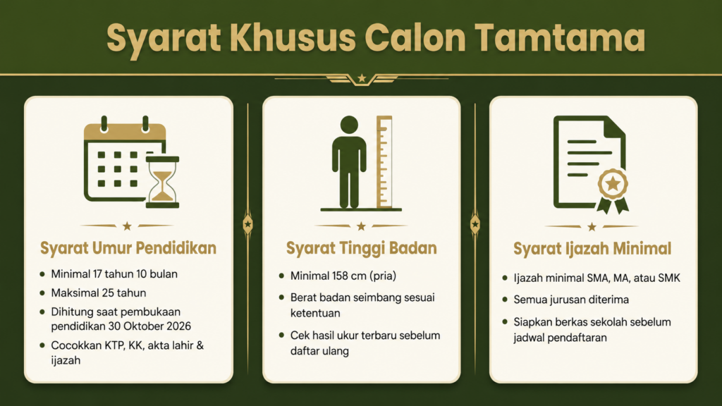 Persyaratan Tamtama PK TNI AL