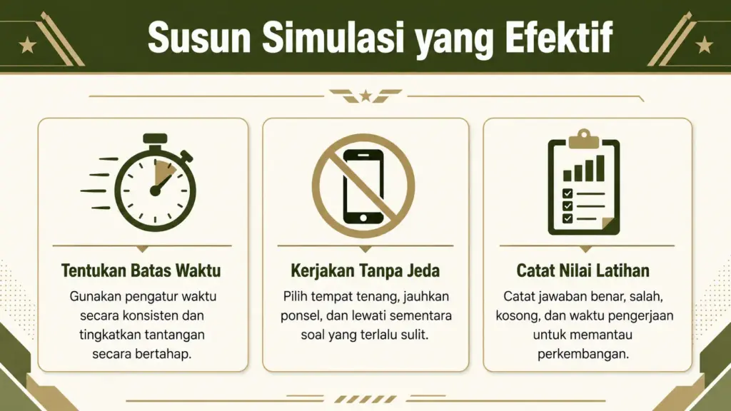 simulasi tryout seleksi tni