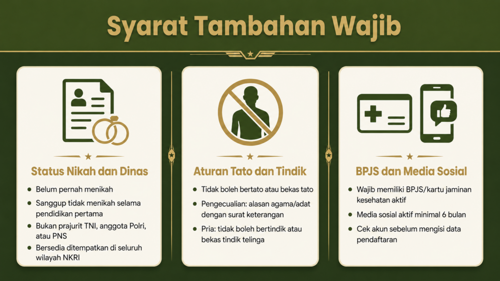 Persyaratan Tamtama PK TNI AL
