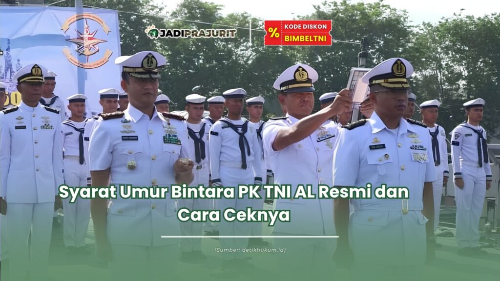 Syarat umur bintara PK TNI AL