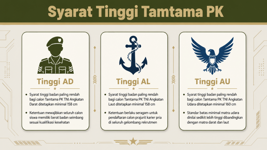 syarat tinggi badan dan berat badan ideal tamtama pk