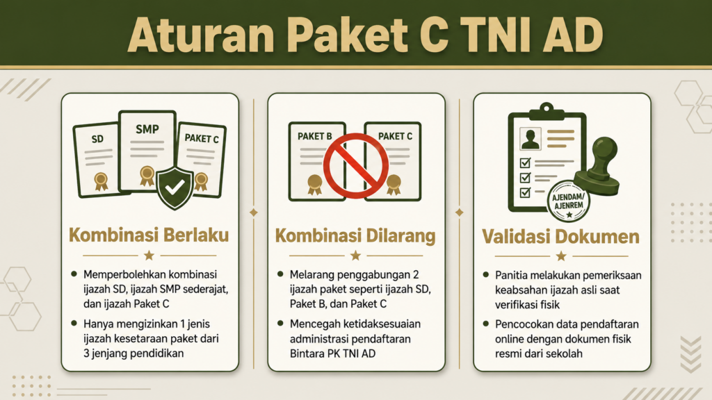 Apakah lulusan Paket C bisa daftar Bintara PK TNI