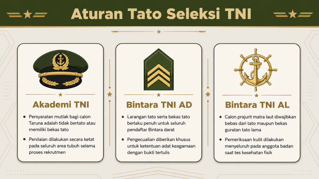 apakah bekas laser tato bisa lolos tni