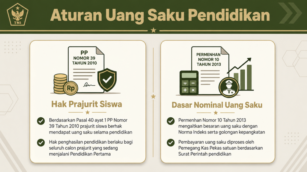 Berapa uang saku pendidikan TNI Tamtama