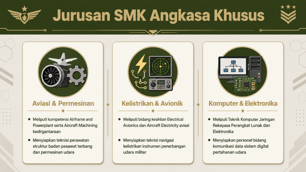 jurusan apa saja yang bisa daftar bintara pk tni au