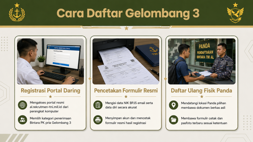 Bintara PK TNI AL Gelombang 3 TA 2026