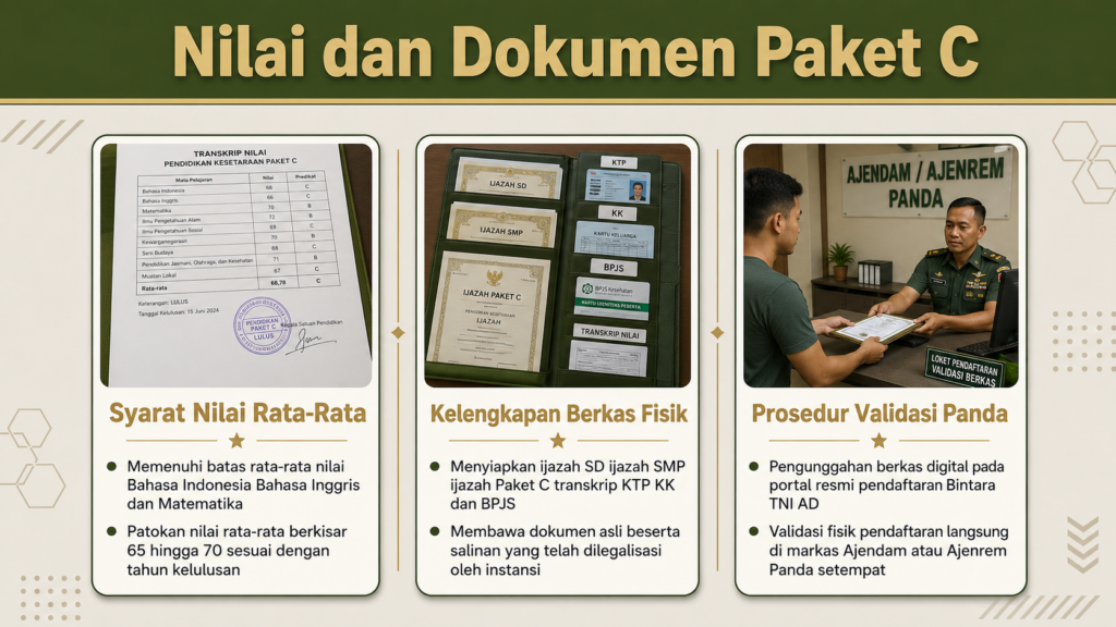 Apakah lulusan Paket C bisa daftar Bintara PK TNI