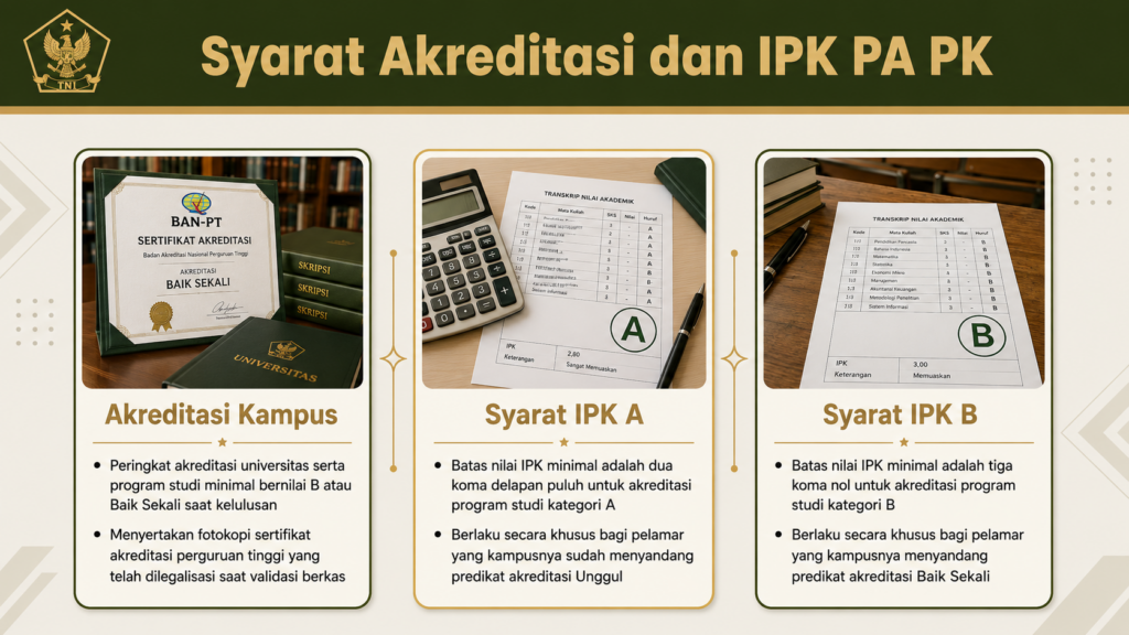 pa pk tni 2026 jurusan yang dibutuhkan