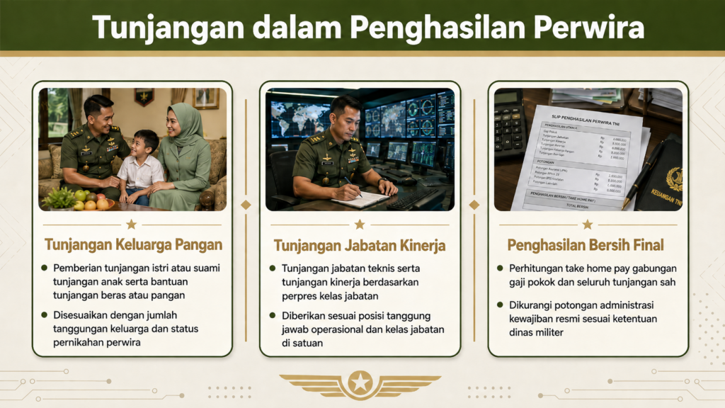 Berapa gaji perwira karier TNI