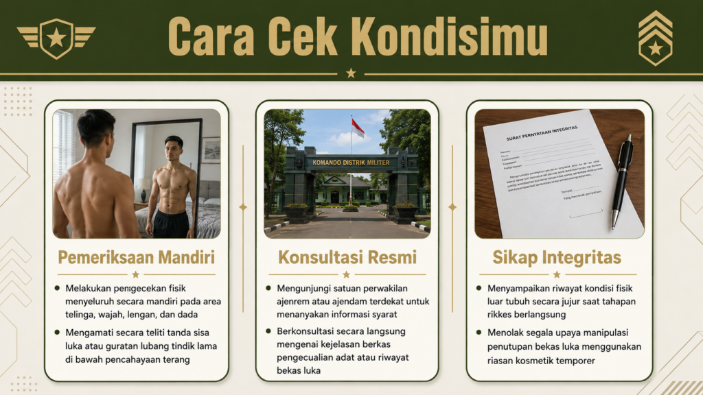 kenapa tni tidak boleh bertato dan bertindik