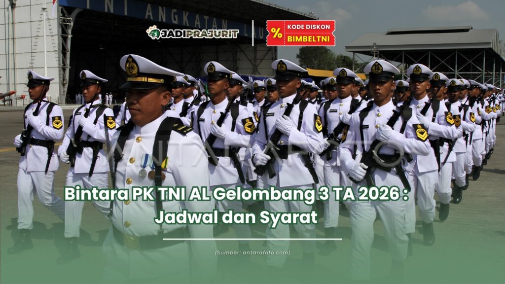 Bintara PK TNI AL Gelombang 3 TA 2026