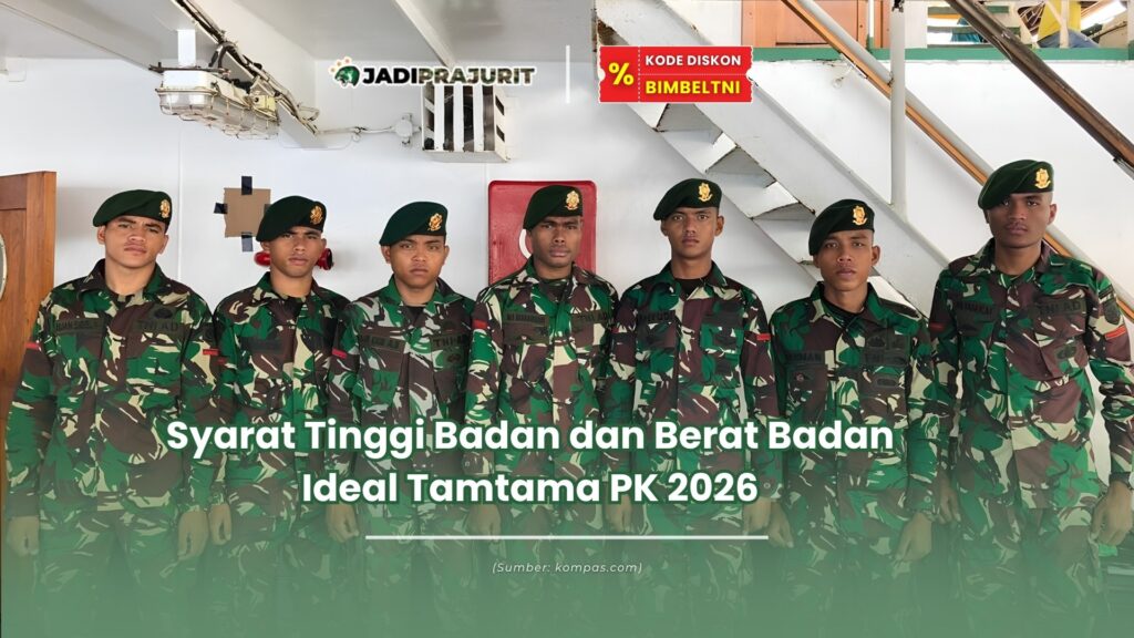 syarat tinggi badan dan berat badan ideal tamtama pk