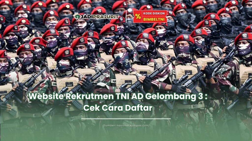 website rekrutmen tni ad gelombang 3