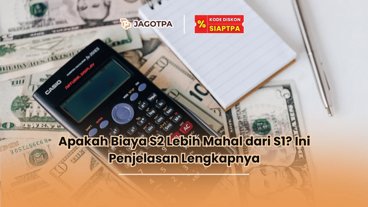 apakah biaya s2 lebih mahal dari s1