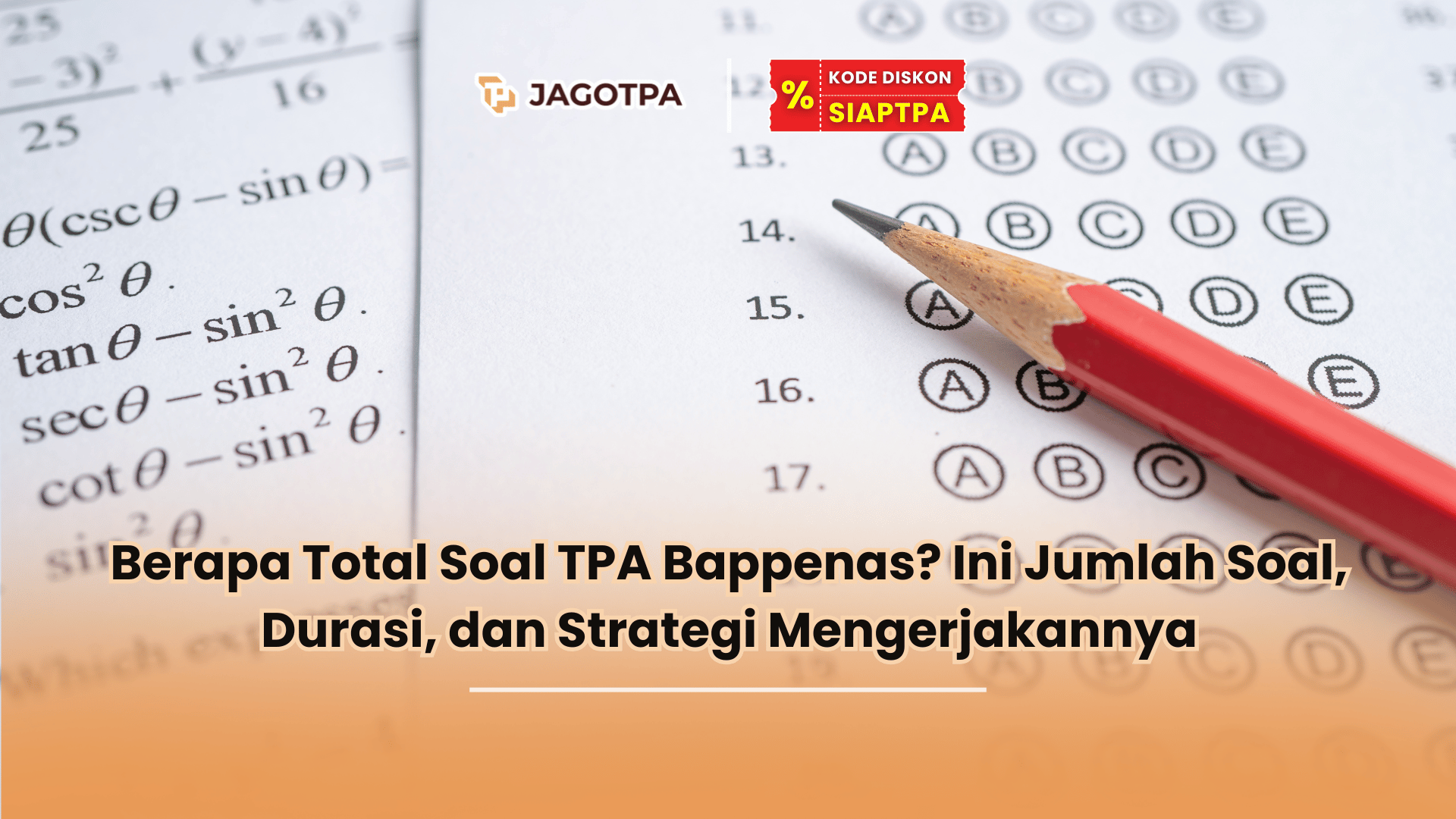 Berapa total soal TPA Bappenas