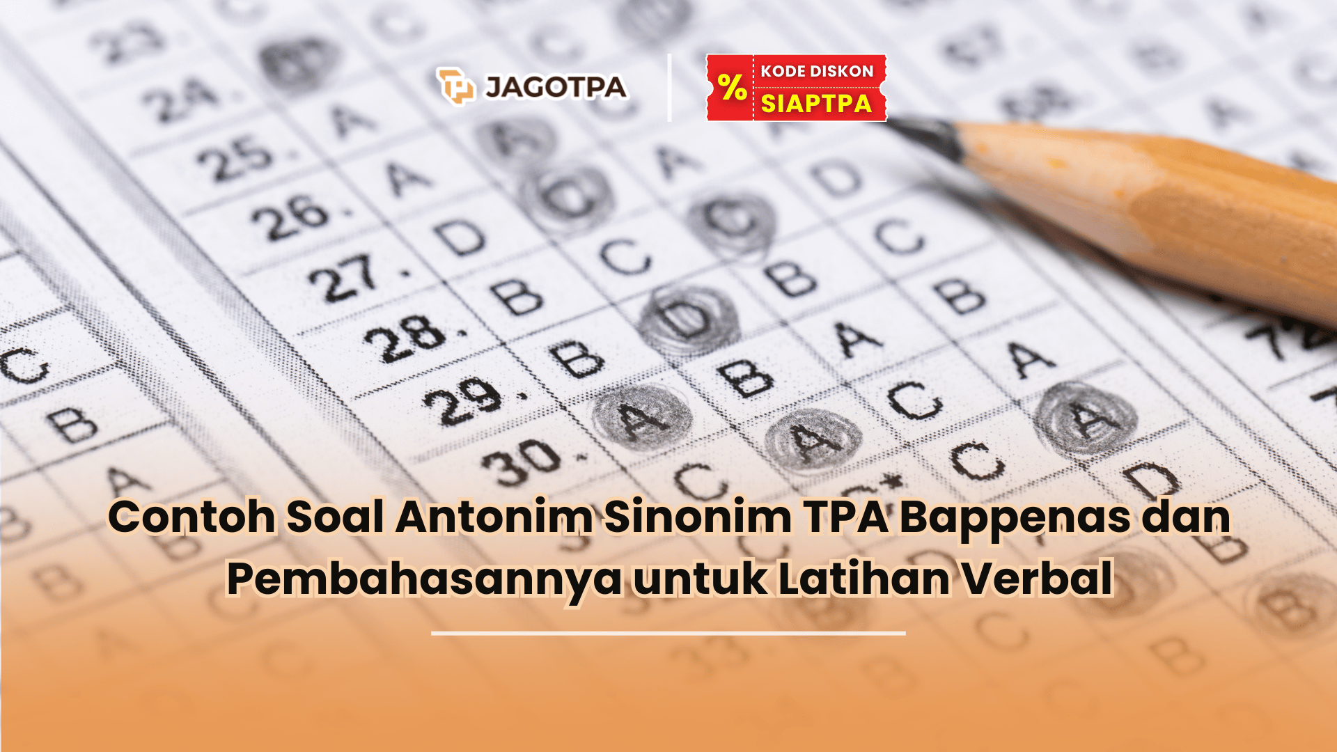 contoh soal antonim sinonim tpa bappenas