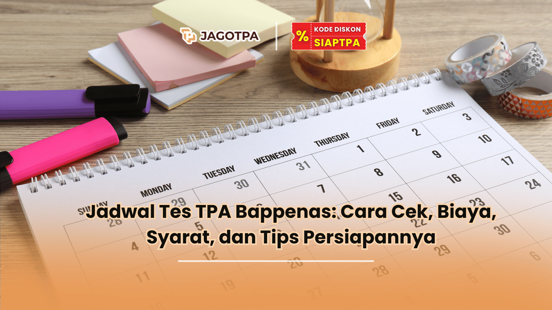 jadwal tes tpa bappenas