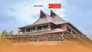 Pendaftaran Pascasarjana ITB 2026