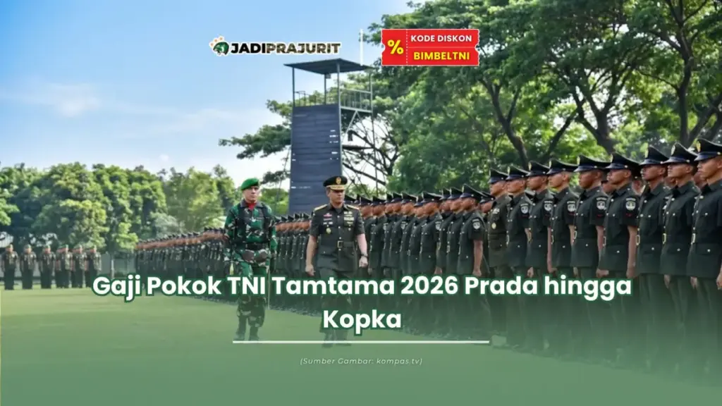 Gaji Pokok TNI Tamtama