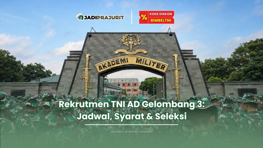Rekrutmen TNI AD Gelombang 3