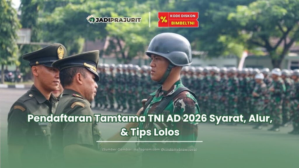Pendaftaran Tamtama TNI AD 2026