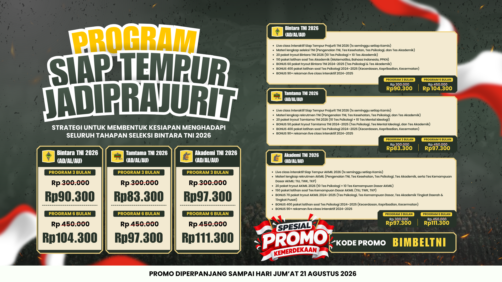 KODE VOUCHER BIMBELTNI - ARTIKEL - PROMO KEMERDEKAAN