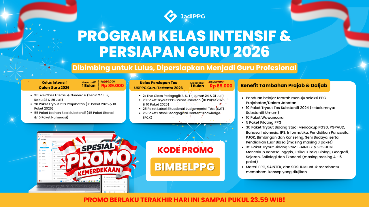 KODE VOUCHER JadiPPG - ARTIKEL- PROMO KEMERDEKAAN