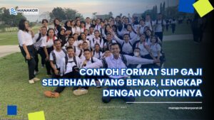 contoh slip gaji sederhana