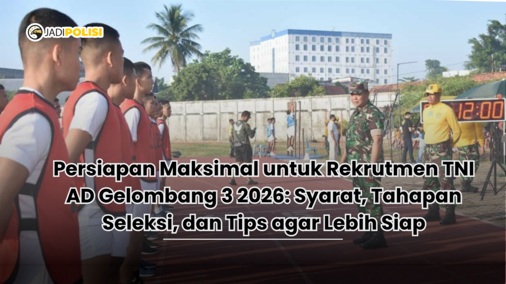 Persiapan Maksimal untuk Rekrutmen TNI AD Gelombang 3 2026: Syarat, Tahapan Seleksi, dan Tips agar Lebih Siap