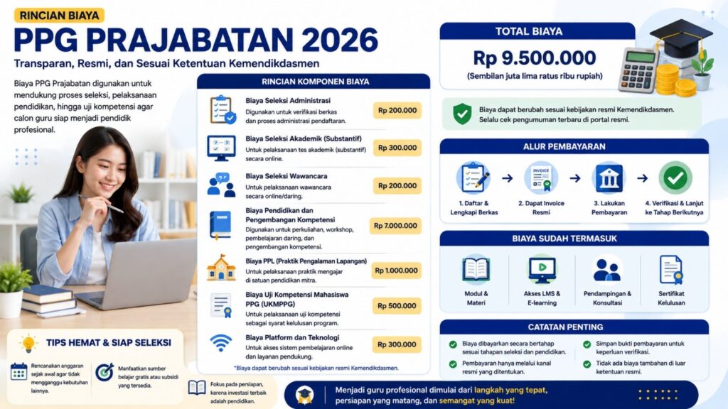 ppg prajabatan 2026 biaya